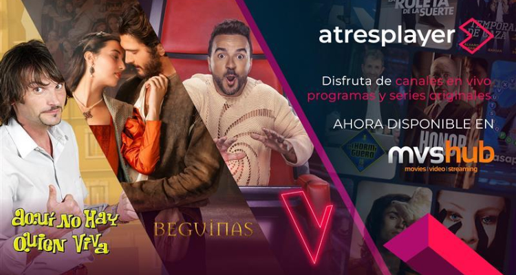 atresplayer se integra con mvshub en México